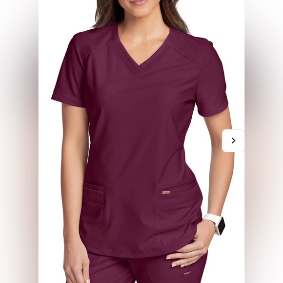 Cherokee Form Scrubs Orange Terracotta Set - Picture 1 of 3